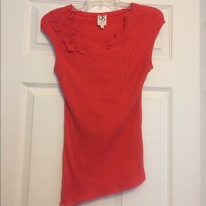 Anthropologie adorable cap sleeve T-Shirt.